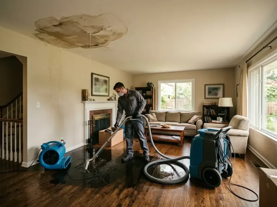 attic-pipe-burst-ceiling-drip-008 — frequently asked questions, Water Damage Restoration & Carpet Care in Conway, PA
